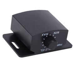 6 Pin Universal Bass Control Knob For Car Amplifier Black Excellent
