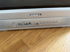 Vtg Gaming Tv Daewoo Dtq 20u4sc Television 2000s Large Retro Cable Prop 20”