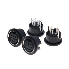 6Pin 8Pin Mini DIN Female Socket Adapter PS2 Jack Terminal PCB PC Computer Plug