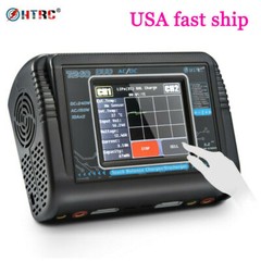 HTRC Touch Screen Dual Channel RC car lipo battery Balance Charger Discharger