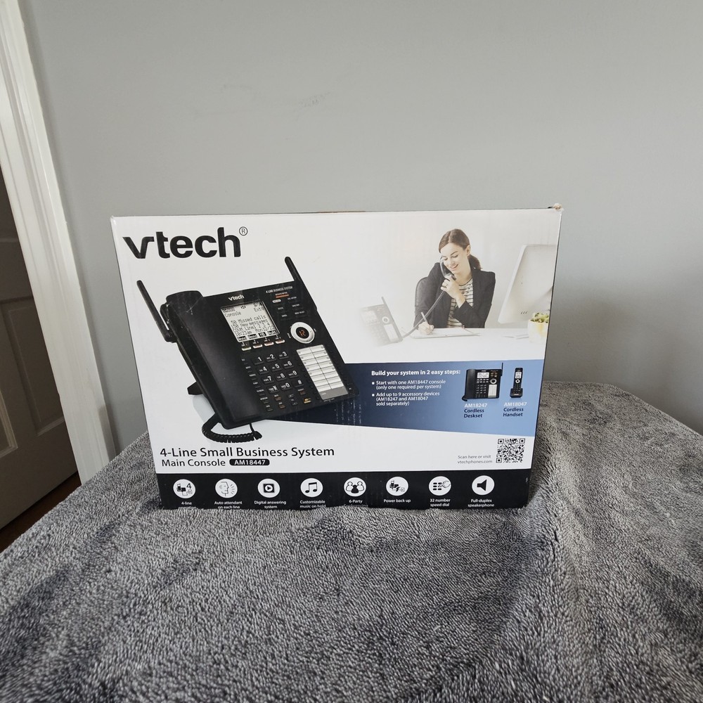 VTech AM18447 Business Office Phone System Main Console
