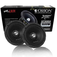 Pair Orion Audio 1600 Watt 8″ Mid Range Bass Loud 4 Ohm Midrange Speakers XTX854