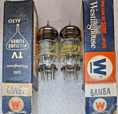 Matched Pair 6AN8A Westinghouse NOS Tubes, Triplett 3444 Tested – will combine