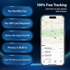 GPS Tracker for Vehicles Magnetic Car Tracking Device Mini Hidden for iPhone/IOS