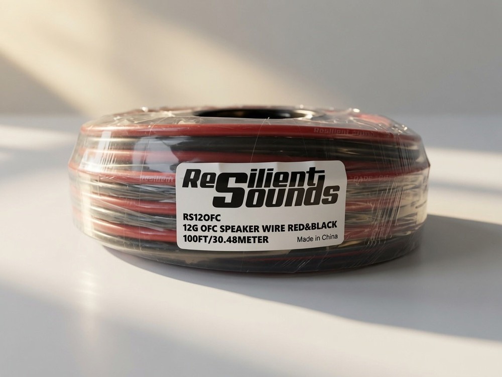 Resilient Sounds 12G OFC Competition Grade Speaker Wire Red/Black
