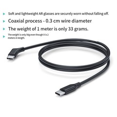 Type-C Flexible Cable for AR Glasses, USB3.2 Full-Function Supports 4K 60Hz4121