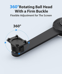 AUTO-VOX X8 Bracket Bendable Suction Cup Mount for Backup Camera, 360° Flexible