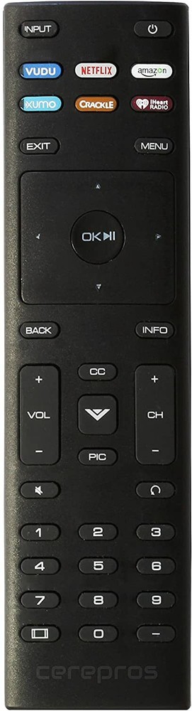 Exact Replacement TV Remote for All Vizio TV Models