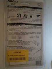 Proam 500ma Universal AC/DC Adapter
