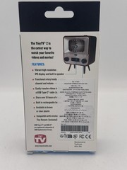 Supreme Tiny TV 2 Mini Television With Remote In Hand Brand New