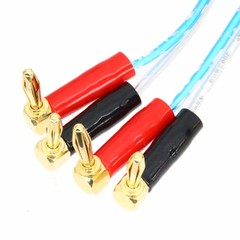 1Pairs Dual Banana Plug RA to XLR 3pin male Audio Speaker patch Cable DJ PRO PA