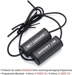 Professional Grade BB-T Bass Blocks: Protect Tweeters from Harmful Frequencies