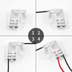 10-200 Set Female 6.3mm Flag Spade Terminal Wire Connector Sleeve Right Angle US