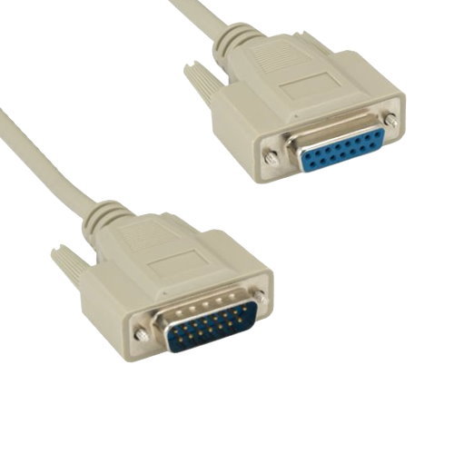 6Ft-10Ft DB15 15 Pin Monitor Extension Cable 28AWG for Apple Mac Video Display