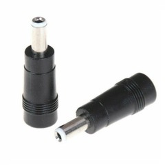 x3 Copper DC Power Connector 5.5mmx2.1mm Female to 5.5mmx2.5mm Male Adapter (C)