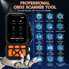 Automotive OBD2 Car Scanner Diagnostic Tool Auto Fault Code Reader Check Engine