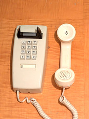 Western Electric Beige 2554 Touch Tone Wall Telephone Working Cond $35