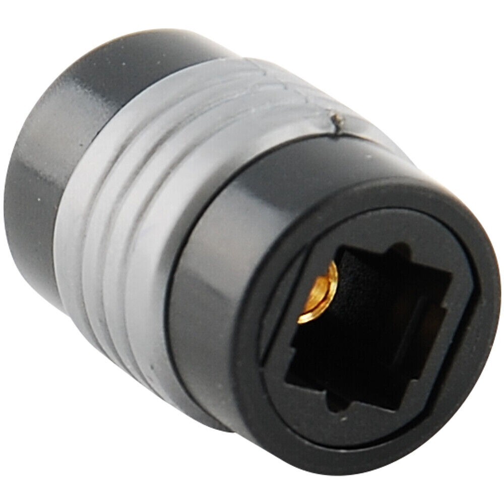 TosLink Optical Cable Coupler Digital Audio Fiber Optic Female Extension Adapter