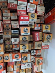 HUGE Lot of 300+ Vintage Various Brands Radio/TV Vacuum Tubes
