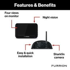 Furrion Vision S RV Backup Camera 4.3″ Monitor Night Vision FOS43TASF