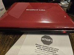 Stratford Labs SL-901 DVD Player.. Used Less Than 2 Hours. Swivel Screen. Video