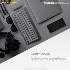 Nitecore NB20000 Ultra Lightweight Quick Charge Multi Ports USB Power Bank 20,00