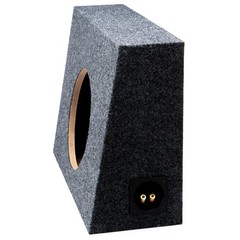 Single 10″ Subwoofer Shallow Standard Cab Truck Sub Box Enclosure Speaker Slim