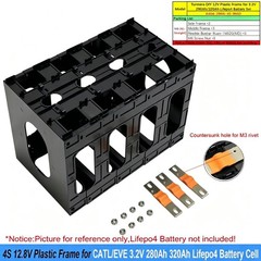4S 12.8V Frame Holder for CATL EVE 3.2V 280Ah 320Ah 360Ah Lifepo4 Battery Cells