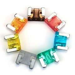 120 PC Low Profile Mini Car Fuse Auto Car Motorcycle SUV Fuses Kit APM ATM