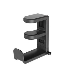 Rotating Headphone Stand Gaming Headset Holder Adjustable Under Desk Hanger LOT