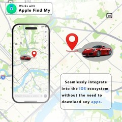 Magnetic GPS Tracker for Vehicles Car Tracking Device Mini Hidden for iPhone US