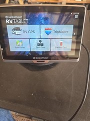 RAND MCNALLY RV Tablet 7″ RV GPS TABLET W/ DASH CAM Internet Road Atlas W Bundle