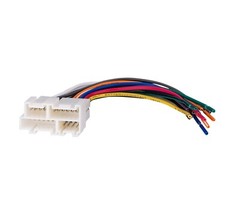 Car Radio Stereo CD Player Dash Mounting Trim Bezel Panel Kit Wire Harness