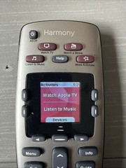 Logitech Harmony 650 Universal Programmable Remote Control Tested Powers On LCD