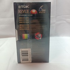 TDK Premium Quality HS 6 Hours T-120 Blank VHS VCR Tapes NEW Sealed 10 pack
