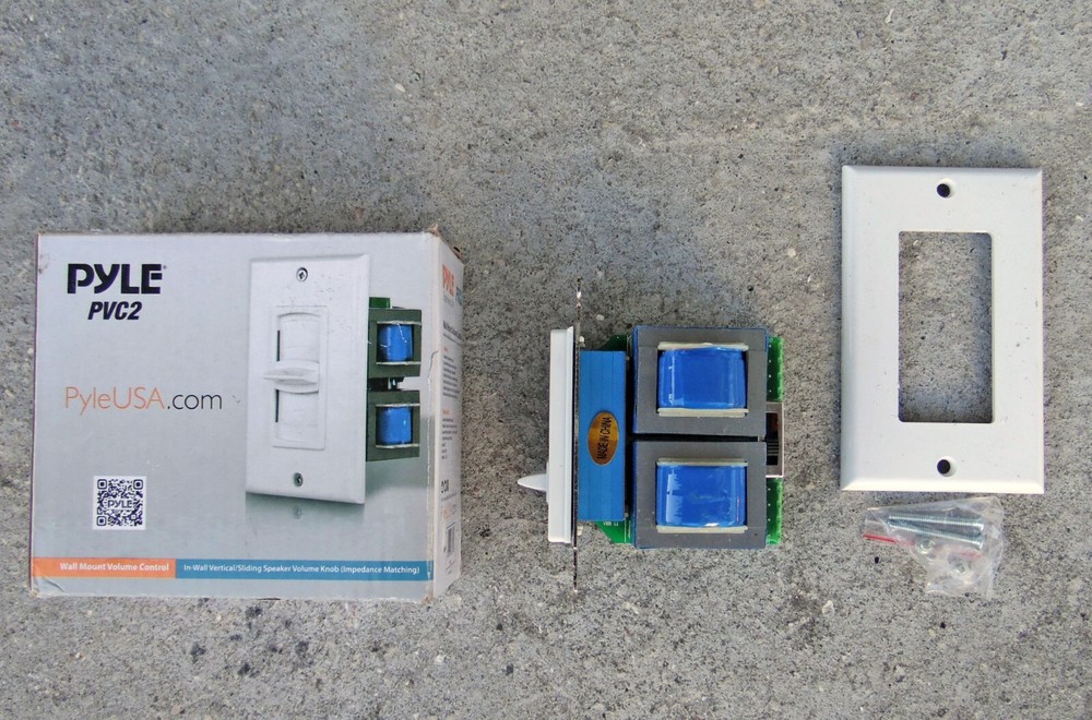 New Pyle PVC2 Wall Mount Impedance Matching Vertical Sliding Volume Control