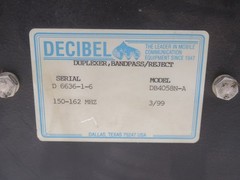 DECIBEL DB4058N-A CIRCUIT DUPLEXER T265791