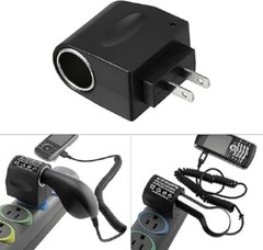 110V – 240V AC Plug To 12V DC Car Cigarette Lighter Converter Socket Adapter Lot