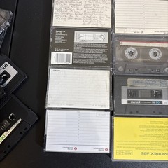 36 Cassette Tape Lot Sold As Blanks TDK Maxell Sony Fuji Scotch Reusable