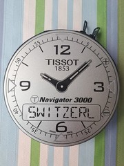 EARLY 2000s TISSOT NAVIGATOR 3000 FACE ZIPPER CD WALLET HOLDS 24