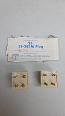 (2) Telephone 4 PIN/PRONG to Modular Adapter for Standard Vintage/Rotary PHONE