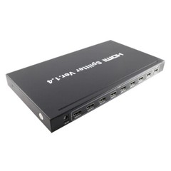 US 8 Port 1080P HD HDMI Splitter W/ Power Adapter HDTV Bluray Xbox PS3
