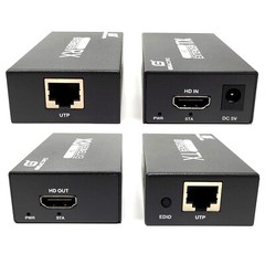 HDMI Extender Over Cat5e or Cat6 LAN 1080p 60Hz Up to 164 Ft (50M) Long Cable