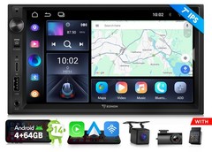 CarPlay Android Auto 14 4+64G Radio 2DIN 7″ Touchscreen GPS Bluetooth DSP Stereo
