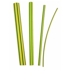 50 FT 50′ Feet GREEN & YELLOW 1/8″ 3mm Polyolefin 2:1 Heat Shrink Tubing RoHS UL