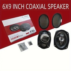 6X9 In 800-1000W 5-Way Car HiFi Coaxial Speaker Car Door Stereo Speakers Pair