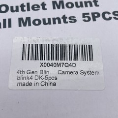 5 -Mount Bracket Weather Proof Housing Mount 360 For Blink 4th Generation Camera