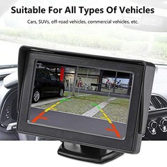 HD Mini 4.3 inch Monitor Digital TFT LCD 800 * 480 in-Dash Parking Video