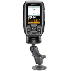 RAM Composite Drill Down Mount with Hardware for Garmin Striker, ECHOMAP, Echo