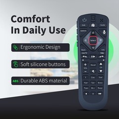 Voice Remote Control For Dish Network 54.0 UHF for The Hopper w/Backlight
